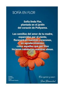 SOFIA EN FLOR