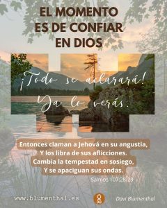 MOMENTO DE CONFIAR EN DIOS
