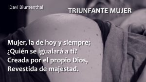 TRIUNFANTE MUJER
