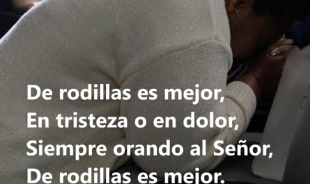DE RODILLA MEJOR