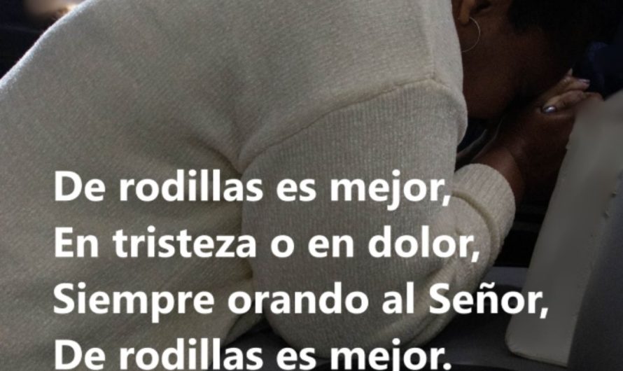 DE RODILLA MEJOR
